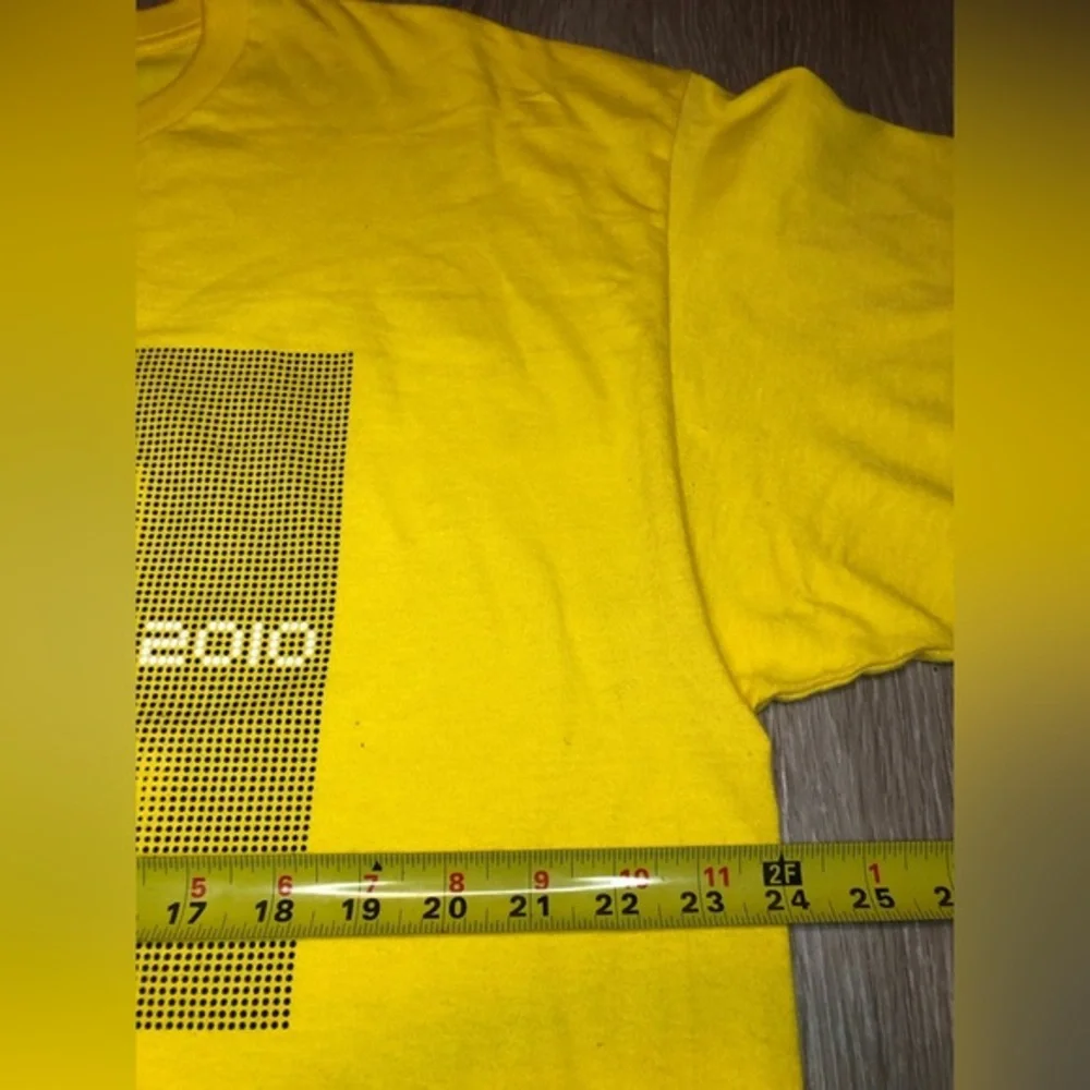 Vintage Nike Air Jordan‎ 25th Anniversary T-Shirt Yellow Black Men's Size XL